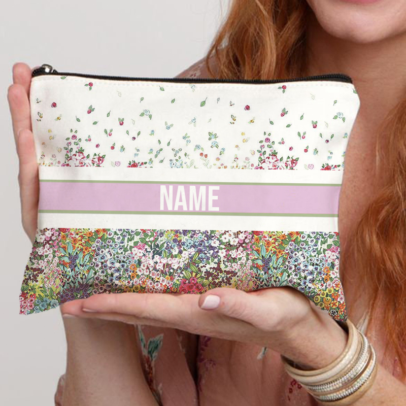 Luxury Skincare And Makeup Brands - Borsa cosmetica con nome personalizzato borsa