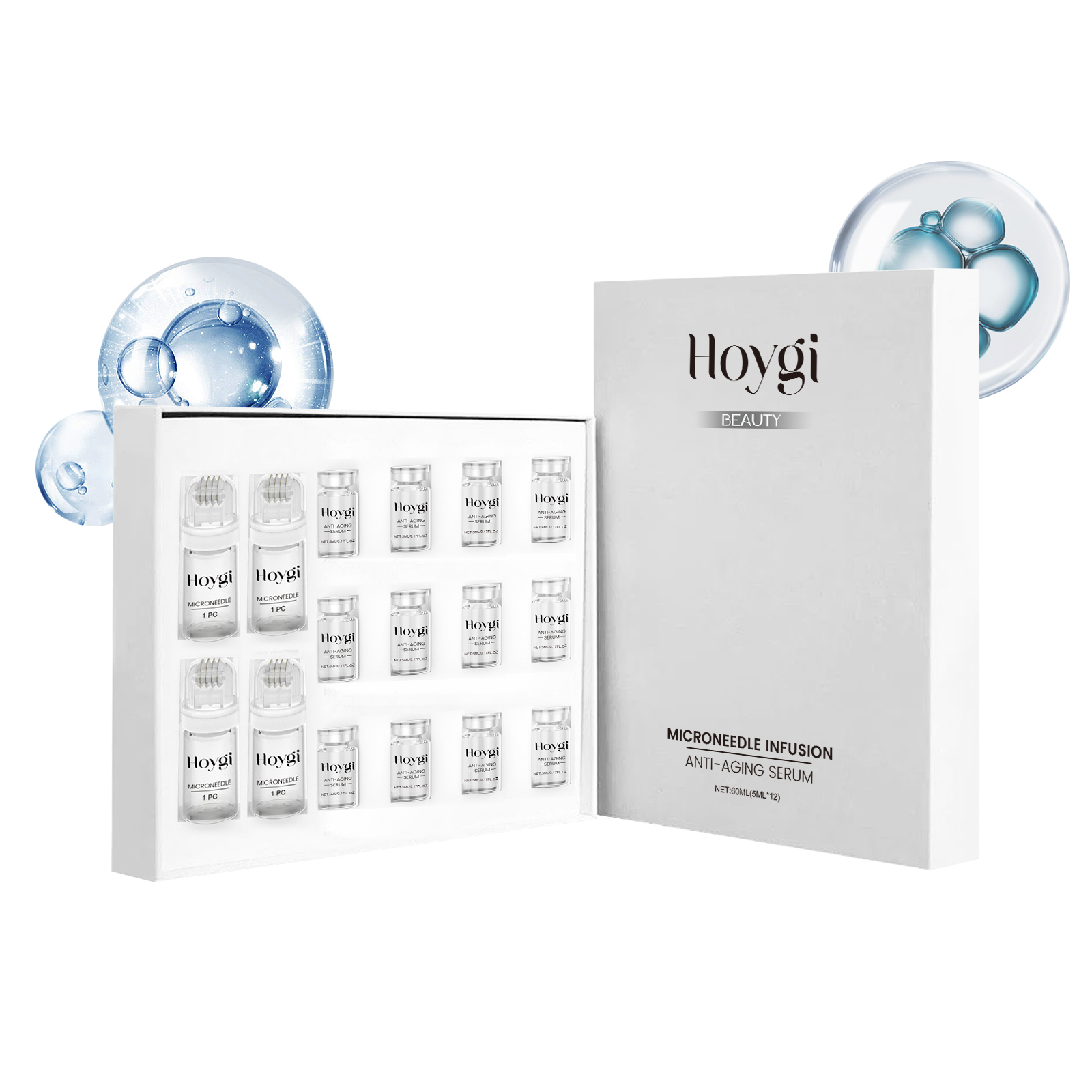 Luxury Skincare Brands - Set Siero Viso Rassodante con Rullo